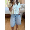 image:imageCicy Bell Womens Summer High Waisted Jeans Shorts Casual Wide Leg Bermuda Jorts Baggy Denim Shorts with PocketsLight Blue