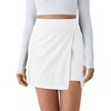 image:imageCicy Bell Womens Corduroy Mini Skirt Casual High Waisted Side Slit Aline Work Short SkirtsWhite