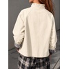 image:imageCicy Bell Womens Cropped Short Trench Coat Single Breasted Ruffle Stand Collar Jackets Fall Lightweight OuterwearApricot