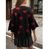image:imageCicy Bell Womens Half Sleeve Cardigan Sweaters Button Oversized Outfits  CroppedLightweightRibbed Knit Loose Fit Versatile for Summer FallBlack1