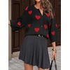 image:imageCicy Bell Womens Half Sleeve Cardigan Sweaters Button Oversized Outfits  CroppedLightweightRibbed Knit Loose Fit Versatile for Summer FallBlack1