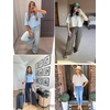 image:imageCicy Bell Womens Half Sleeve Cardigan Sweaters Button Oversized Outfits  CroppedLightweightRibbed Knit Loose Fit Versatile for Summer FallOrange