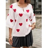 image:imageCicy Bell Womens Half Sleeve Cardigan Sweaters Button Oversized Outfits  CroppedLightweightRibbed Knit Loose Fit Versatile for Summer FallWhite1