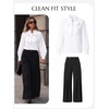 image:imageCicy Bell Womens Striped Bow Tie Blouse Puff Long Sleeve Ruffle Cotton Tops  Dressy Casual V Neck Loose Fit Fall Trendy Work Office Business CasualPlaid Coffee