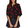 image:imageCicy Bell Womens Half Sleeve Cardigan Sweaters Button Oversized Outfits  CroppedLightweightRibbed Knit Loose Fit Versatile for Summer FallBlack1