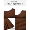 image:imageCicy Bell Womens Pleated Peplum Tank Tops Fitted Blouses Fall Sweaters  Babydoll Tops for WomenFitted Ribbed KnitCrew NeckSummer Sleeveless VestsBusiness CasualGoing Out Trendy OutfitBrown