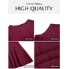 image:imageCicy Bell Womens Pleated Peplum Tank Tops Fitted Blouses Fall Sweaters  Babydoll Tops for WomenFitted Ribbed KnitCrew NeckSummer Sleeveless VestsBusiness CasualGoing Out Trendy OutfitBurgundy