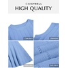 image:imageCicy Bell Womens Pleated Peplum Tank Tops Fitted Blouses Fall Sweaters  Babydoll Tops for WomenFitted Ribbed KnitCrew NeckSummer Sleeveless VestsBusiness CasualGoing Out Trendy OutfitSky Blue