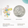 image:imageCicy Bell Women Flower Earrings 18k Gold Plated 925 Silver Post Earrings  Hypoallergenic 925 Sterling Silver Post Colorful Cubic Zirconia Stud Earrings Floral Jewelry Gift For HerFlower