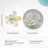 image:imageCicy Bell Women Flower Earrings 18k Gold Plated 925 Silver Post Earrings  Hypoallergenic 925 Sterling Silver Post Colorful Cubic Zirconia Stud Earrings Floral Jewelry Gift For HerRainbow