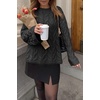 image:imageCicy Bell Womens Oversized Cable Knit Sweaters Fall Casual Long Sleeve Crewneck Chunky Loose Fit Pullover TopsBlack