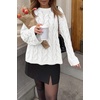 image:imageCicy Bell Womens Oversized Cable Knit Sweaters Fall Casual Long Sleeve Crewneck Chunky Loose Fit Pullover TopsWhite