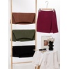 image:imageCicy Bell Womens Corduroy Mini Skirt High Waisted Aline Fall Skirts  Side Slit Builtin Shorts Wrap Skort Business Casual Work OfficePink