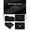 image:imageCicy Bell Womens Cropped Tweed Blazers Jacket Collarless Button Down Coats  Business Dressy Casual Trendy Work Office Fall Winter Spring FashionBlack