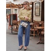 image:imageCicy Bell Womens Cropped Tweed Blazers Jacket Collarless Button Down Coats  Business Dressy Casual Trendy Work Office Fall Winter Spring FashionKhaki