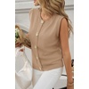 image:imageCicy Bell Womens Cropped Sweater Vests Sleeveless Button Up Knit Tank Tops  Crew NeckLoose FitKhaki