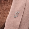 image:imageCicy Bell Initial Brooch Pins 18k Gold Plated Letter BroochSilverC