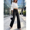 image:imageCicy Bell Womens Wide Leg Jeans High Waisted Straight Leg Denim PantsBlack
