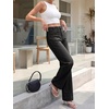 image:imageCicy Bell Womens Wide Leg Jeans High Waisted Straight Leg Denim PantsBlack